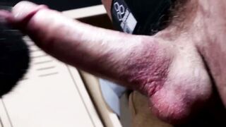 Sweaty Dallas Steele indulges in a rough fucking in the locker room