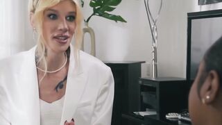 Destiny Mira: Ebony Crossdresser Seduces Boss for Office Promotion