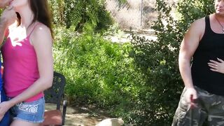 Freaky swingers swap their wives for hardcore fuck session
