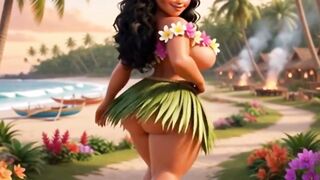 Tribal Village Group Sex With Curvy Exotic Beauty Moana