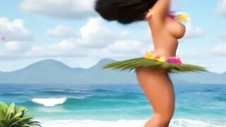 Tribal Village Group Sex With Curvy Exotic Beauty Moana