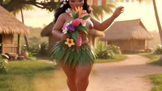 Tribal Village Group Sex With Curvy Exotic Beauty Moana
