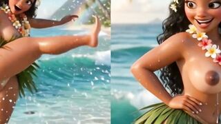 Tribal Village Group Sex With Curvy Exotic Beauty Moana