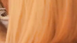 Ukrainian Blonde Ex-Girlfriend Gives Homemade Blowjob
