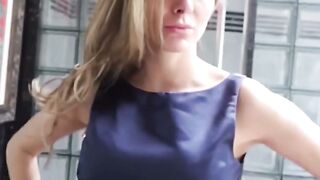 Stepsister in Pink Lingerie Seduces Brother-in-Law