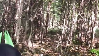 Woods-GF Bimbos Gets Fuck By Friend While Hiking - Freaky Outdoor Adventure