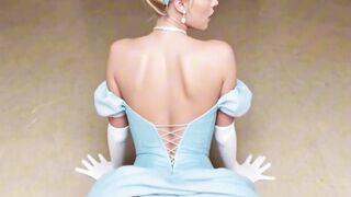 Princess Cinderella's Deep Anal Palace Floor Sex & Facial