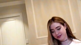 POV: Hot Russian Babe Delivers Deepthroat Blowjob & Doggystyle Hardcore