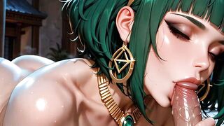 AI Hentai: Cleopatra Fucked on Egypt's Golden Sands