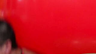Dom Daddy Quin Quire Barebacks Twunk Seth Peterson on Inflatables in Latex