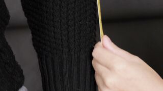 Russian Tailor Violet Rilz Measures Client's Huge Dick