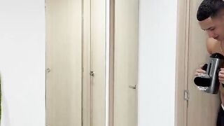 Stepbrother Watches Petite Latina Luna Masturbate