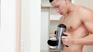Stepbrother Watches Petite Latina Luna Masturbate