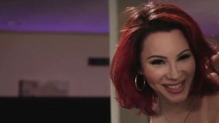 Asian Shemale Ariel Demure Takes A Big Cock In Threesome