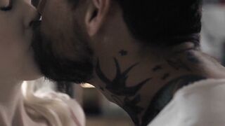 Petite Lily Rader Takes Her Roommate's Big Dick