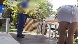 Hot Wife Thay Ksada Fucks Water Delivery Guy