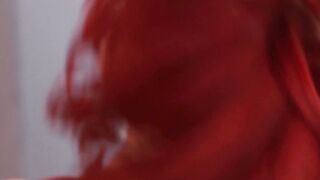 Petite Redhead Teen Elle Alexandra Teases Her Pale Pussy