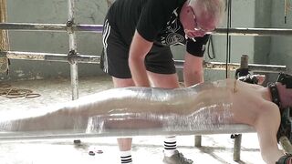 Master Kane Roughly Plays With Justin Tiempos Sensitive Cock