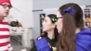 Sloppy Head & Anal 3some with Beauty Redheads - Goddess Siren