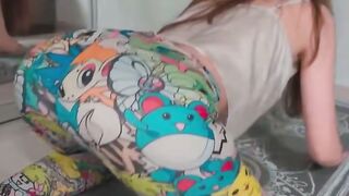 Redheaded Babe Teases Her Curvy Body And Big Ass In A Hot Dance