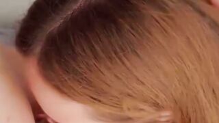 Busty Redhead With Big Ass Rides Thick Cock From Behind