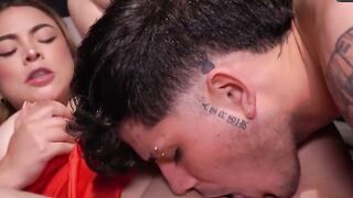 Step-Siblings Jackson and Daniela Gomez in Hardcore Blowjob Fantasy