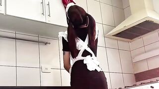 Interracial Wife Swap with Goth Latina Maid Amberzinha
