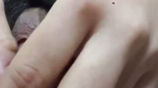 Japanese Amateur Girl With Huge Clit Masturbating