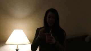 Mary Beth Haglin Gives a Sloppy Blowjob in Teacher Outfit
