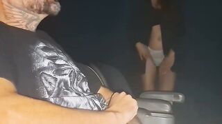 Cuckold Takes Wife to Porn Cinema for the First Time