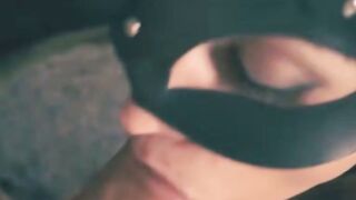 Catwoman Cosplay Roleplay with Batman in Fishnet Lingerie