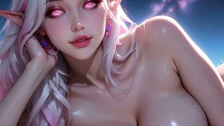 Snowy AI Elf Beauty Gets Creamy Facial on Frozen Ground