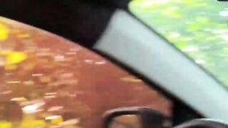 Sexy lady asks to watch my man meat in the car - greatest outdoor fuck!