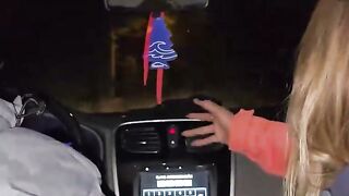 Nasty Car Orgy With Nude Damsels