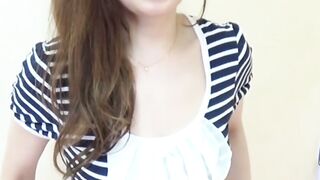 homemade Catches Hot Brunette Asian Babe Pissing