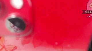 Brunette with Big Tits in Pink Lingerie Live Cam Show