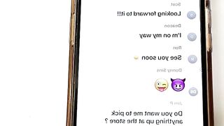 Keira Croft Sends Sexy Texts To Her Butt Calls