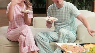 Petite Stepsister Jade Jadore in college girl Outfit Fucks Stepbro