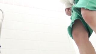 Asian Babe Pisses In Panties