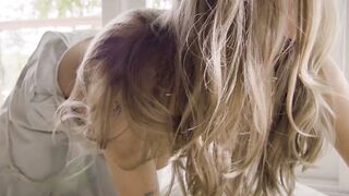 Nicole Aniston: Sensual Blonde MILF Solo Striptease