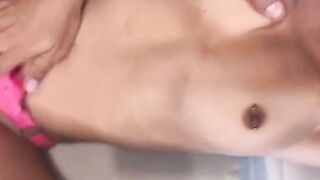 POV Striptease: Wild Blonde Latina Creampie