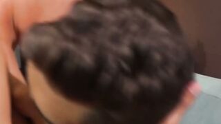 Latino Studs Felix & Anibal Race to Cum in HD Gay Masturbation