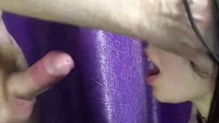 Petite Alexis Crystal In Bodysuit For Sexy Anal Threesome