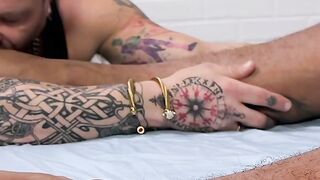 Hairy Bear Chris Don Jerks Off During Feet Worship