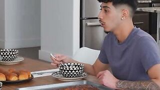 Busty Stepmom Gets A Creampie For Mother's Day