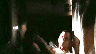 self footjob night train
