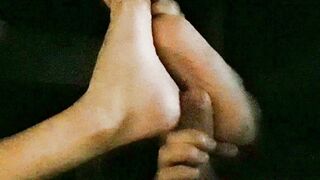 Vintage Toejob Self Footjob 9