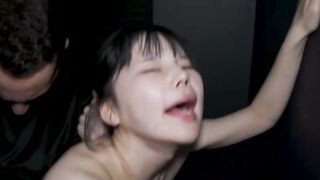 Petite Japanese Amateur's First Hardcore Gangbang