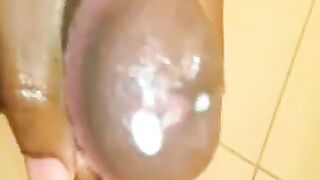 Amateur Black Guys Masturbating With Huge Cocks