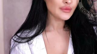 Tattooed Asian Beauty Masturbates with Dildo on Webcam